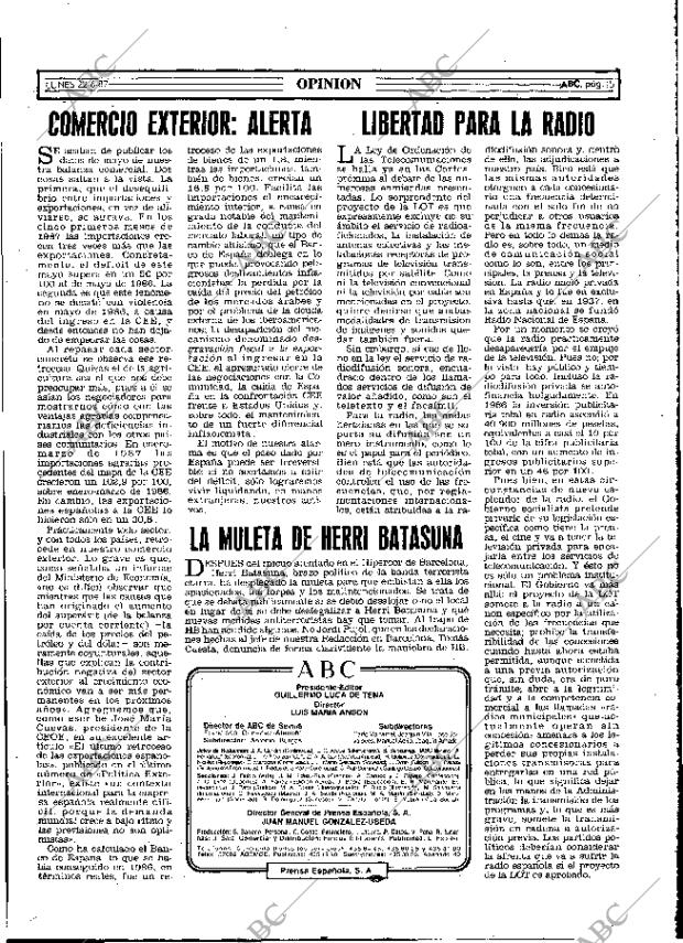 ABC MADRID 22-06-1987 página 15