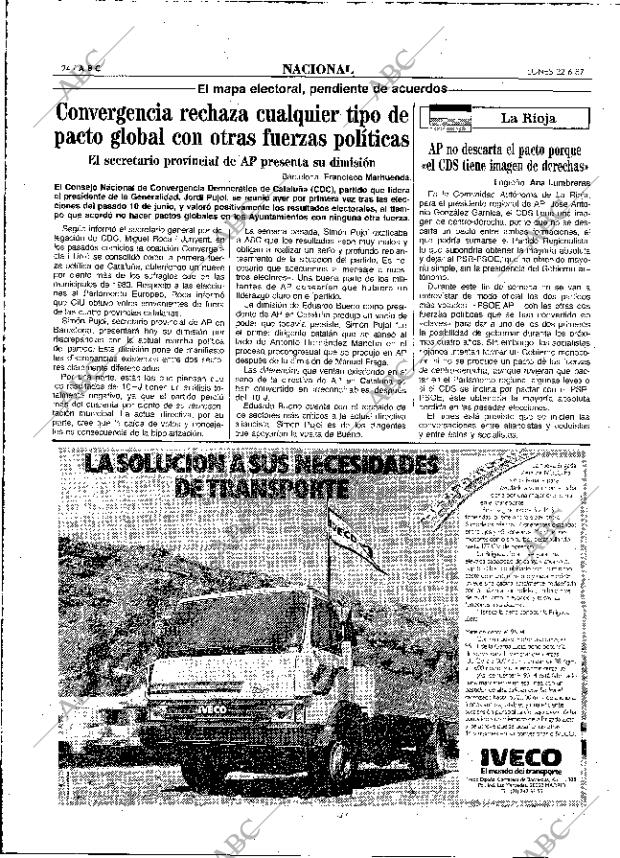 ABC MADRID 22-06-1987 página 24