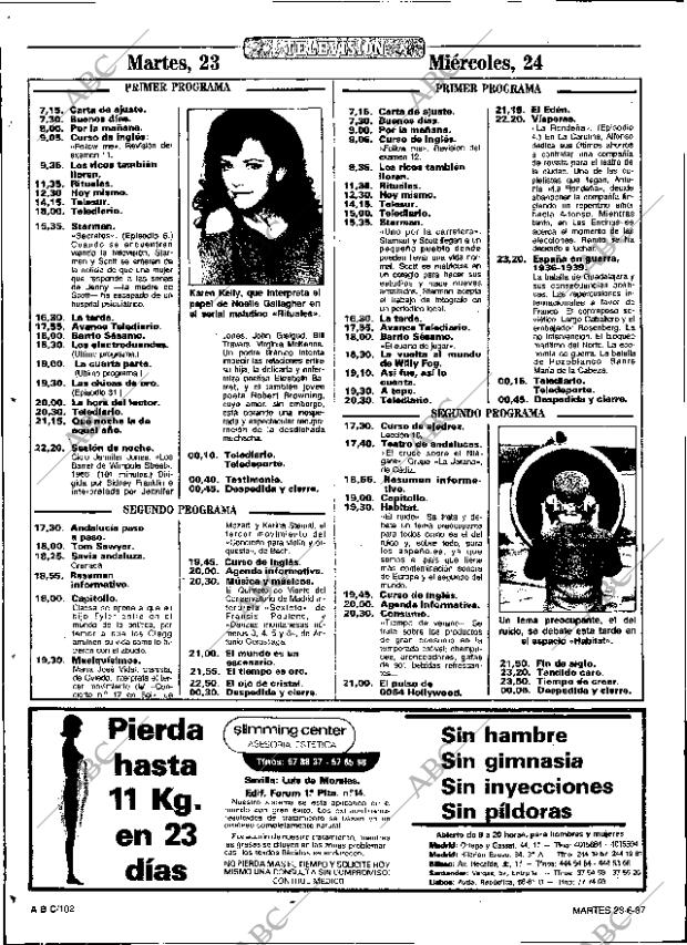 ABC SEVILLA 23-06-1987 página 102
