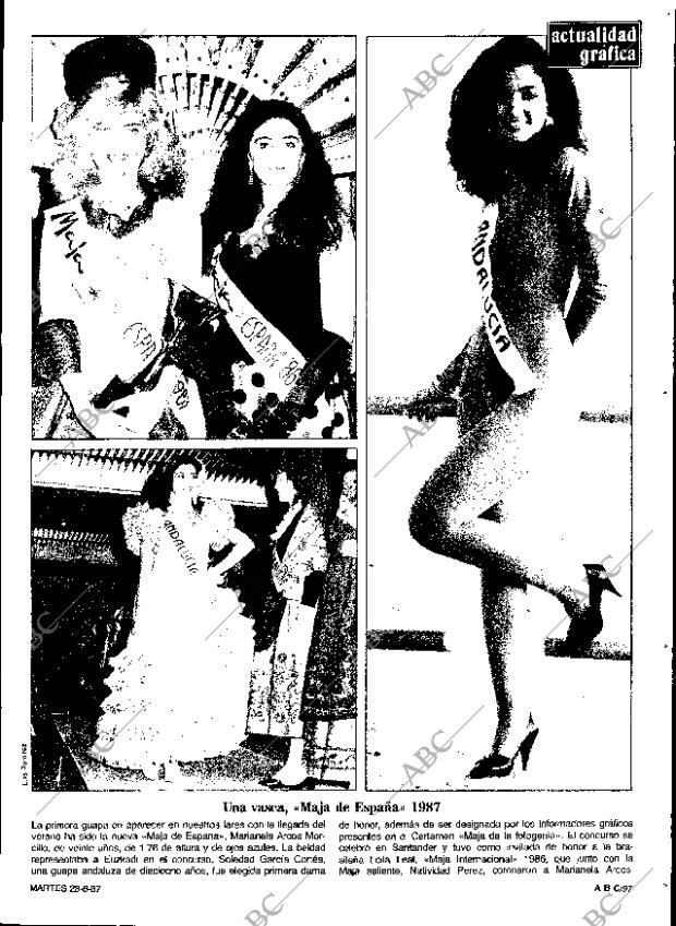ABC SEVILLA 23-06-1987 página 97