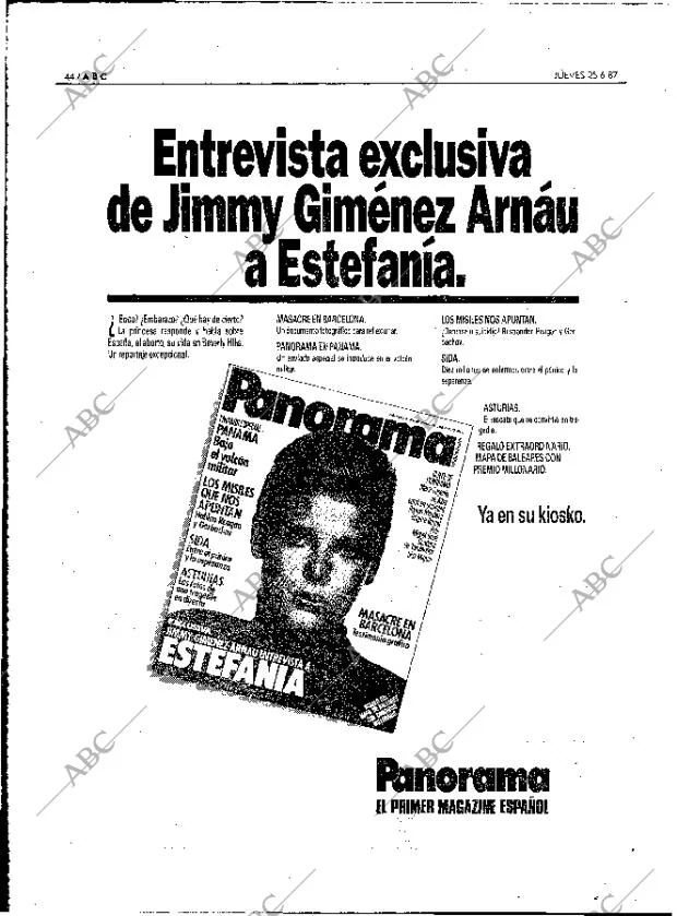 ABC MADRID 25-06-1987 página 44