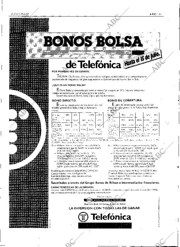 ABC SEVILLA 25-06-1987 página 47