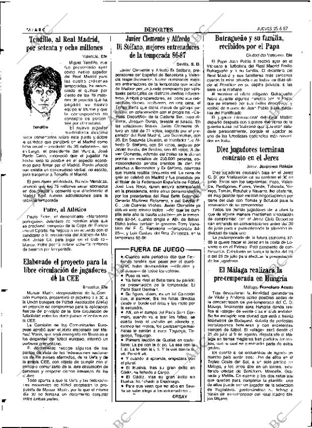 ABC SEVILLA 25-06-1987 página 56