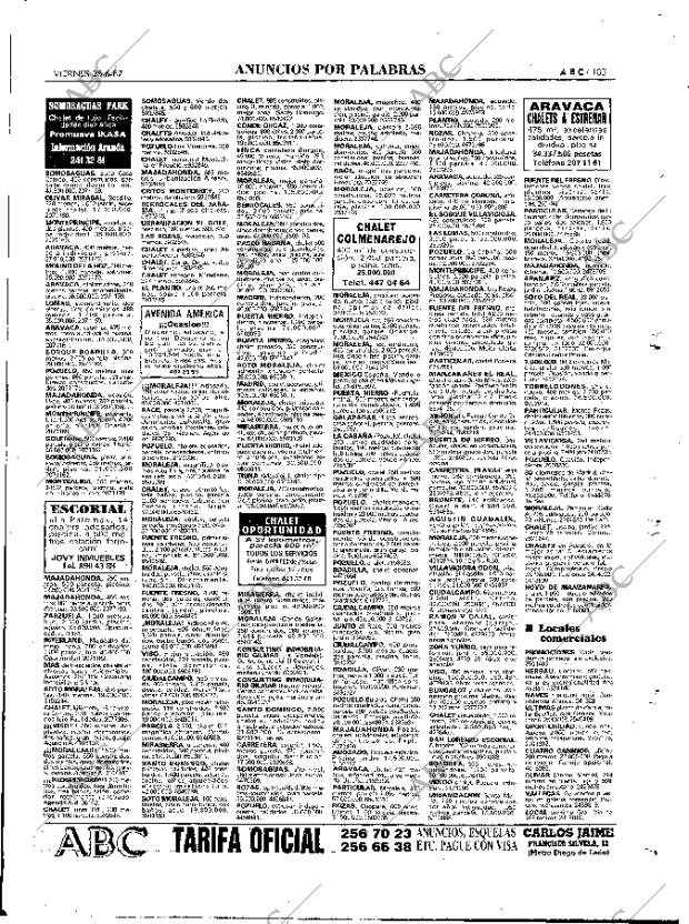 ABC MADRID 26-06-1987 página 103