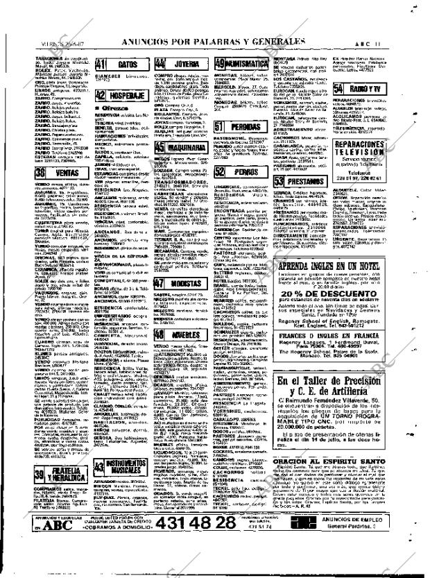 ABC MADRID 26-06-1987 página 111