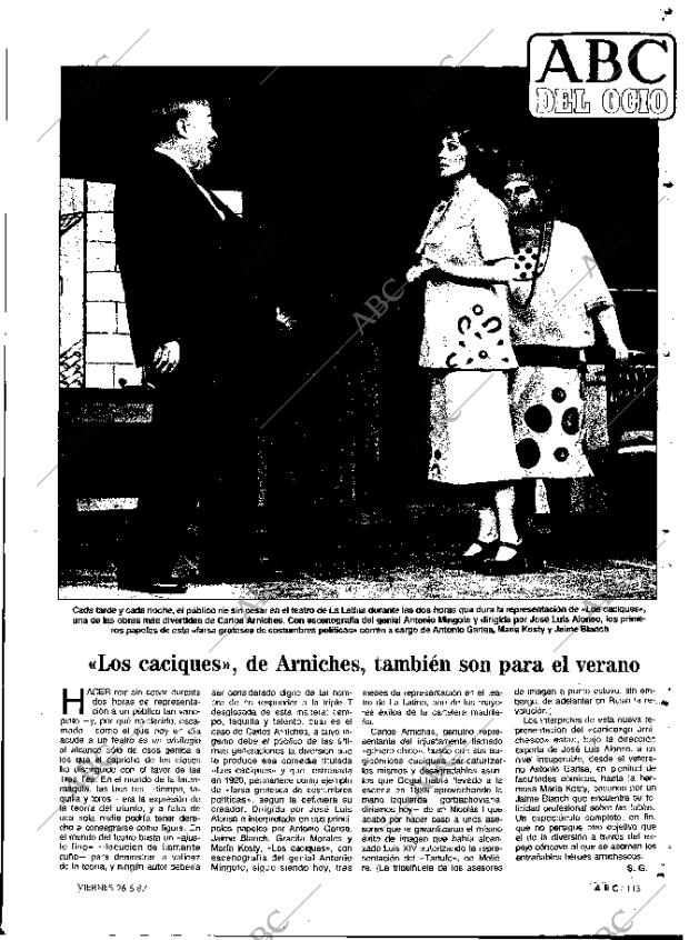 ABC MADRID 26-06-1987 página 113