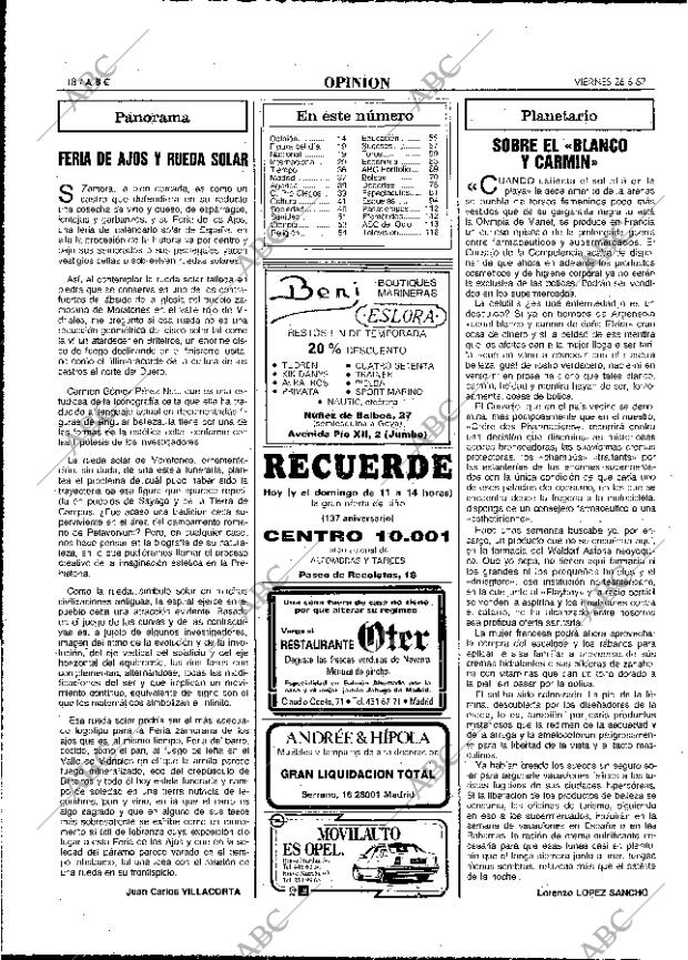ABC MADRID 26-06-1987 página 18