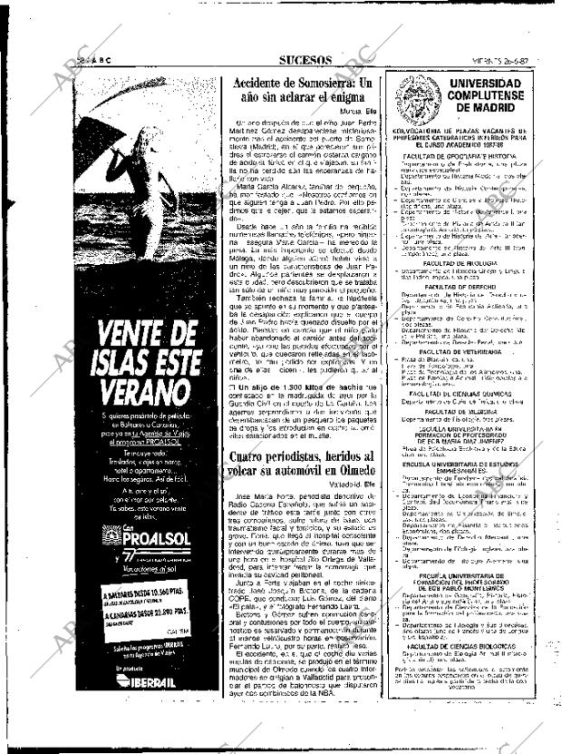 ABC MADRID 26-06-1987 página 58