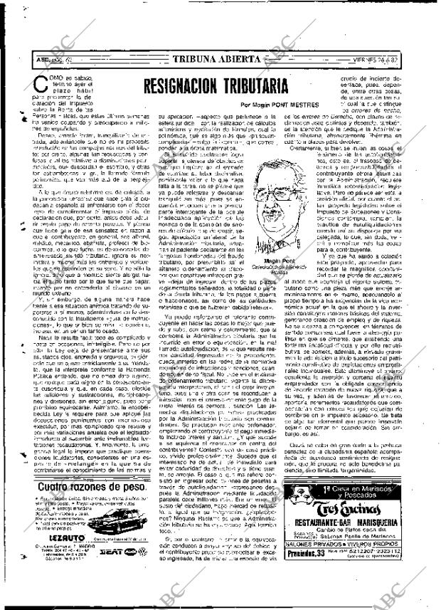 ABC MADRID 26-06-1987 página 62
