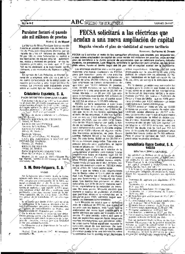 ABC MADRID 26-06-1987 página 66