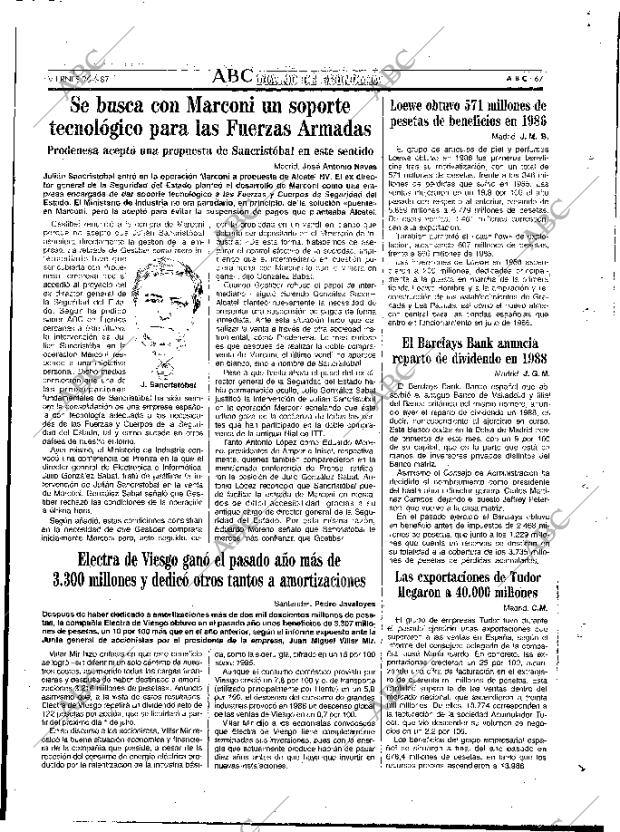 ABC MADRID 26-06-1987 página 67