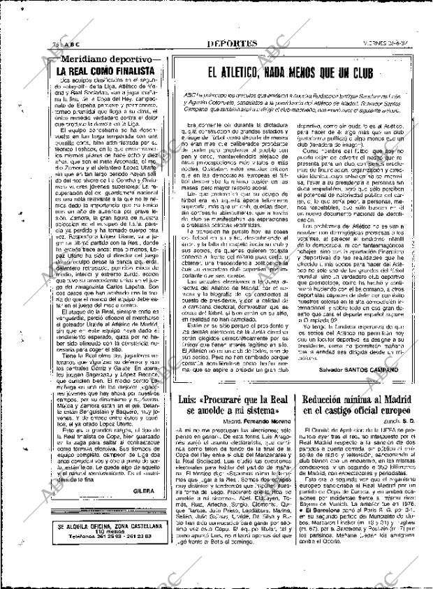 ABC MADRID 26-06-1987 página 76