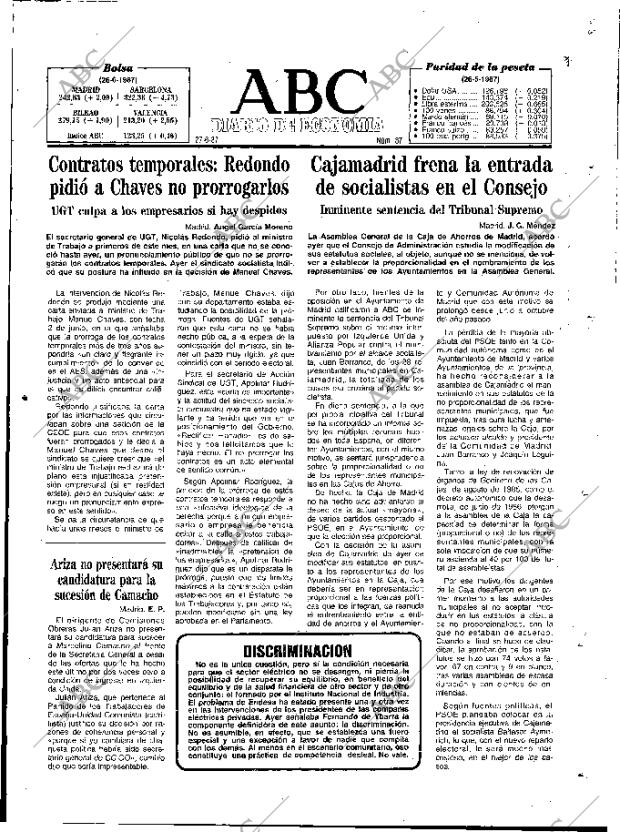 ABC MADRID 27-06-1987 página 69