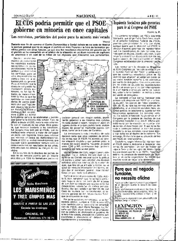 ABC MADRID 28-06-1987 página 41