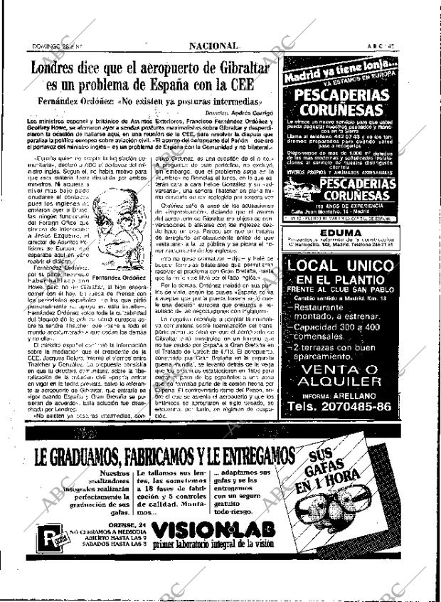 ABC MADRID 28-06-1987 página 45