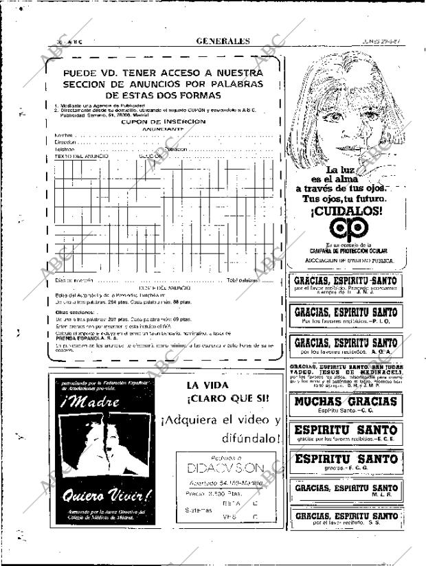 ABC MADRID 29-06-1987 página 106