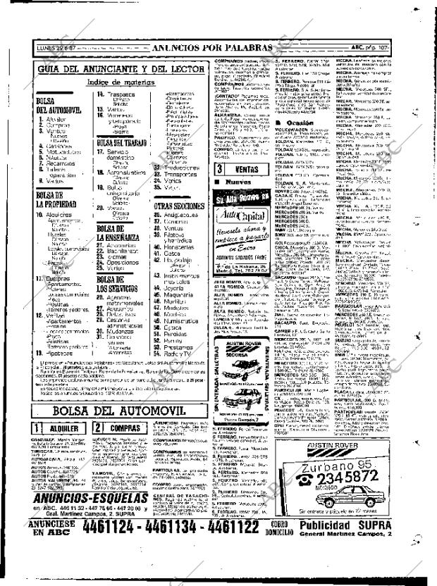ABC MADRID 29-06-1987 página 107