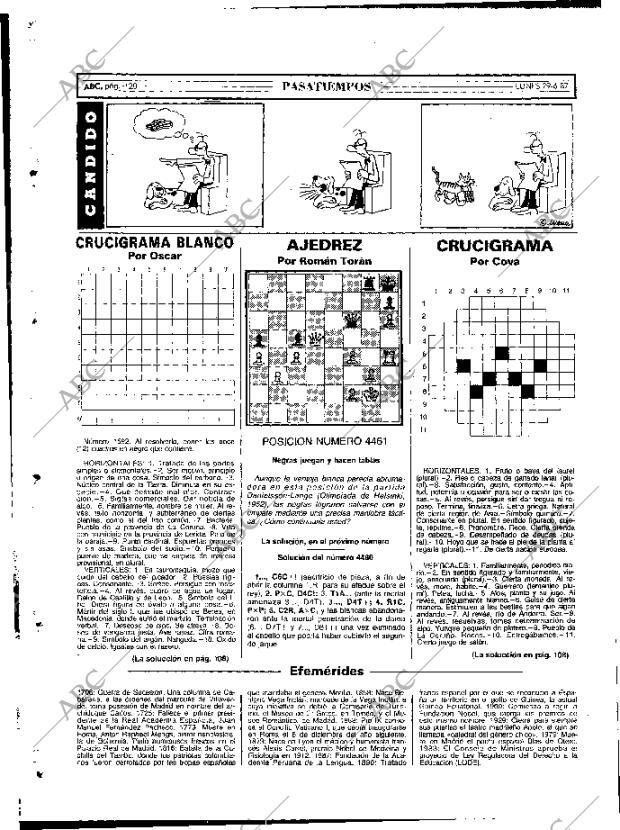 ABC MADRID 29-06-1987 página 120