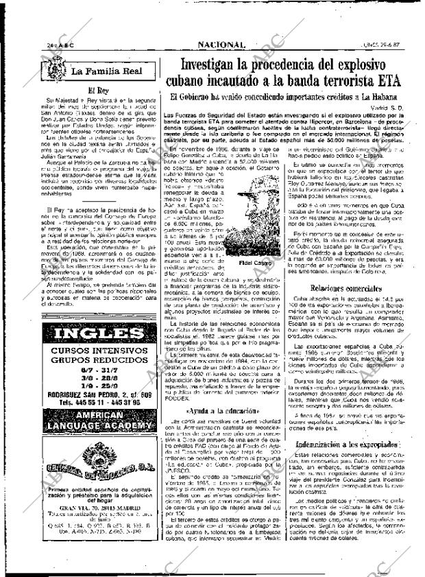 ABC MADRID 29-06-1987 página 24