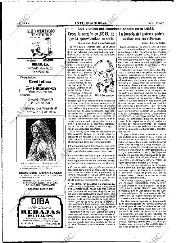 ABC MADRID 29-06-1987 página 32