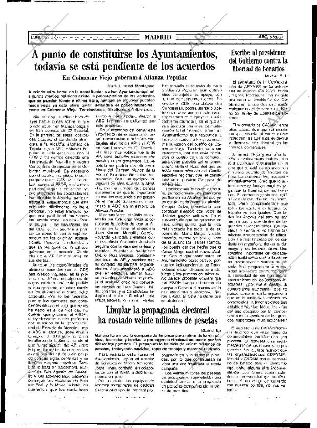 ABC MADRID 29-06-1987 página 37