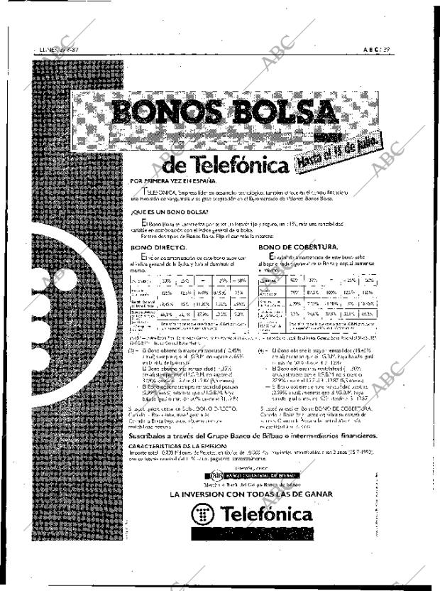 ABC MADRID 29-06-1987 página 39