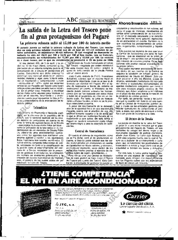 ABC MADRID 29-06-1987 página 51