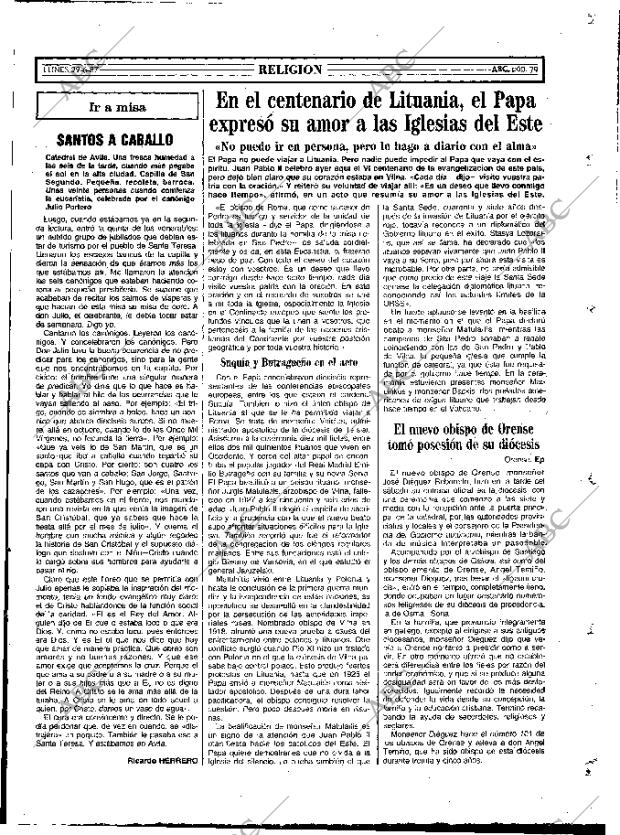 ABC MADRID 29-06-1987 página 79