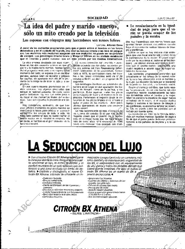 ABC MADRID 29-06-1987 página 84