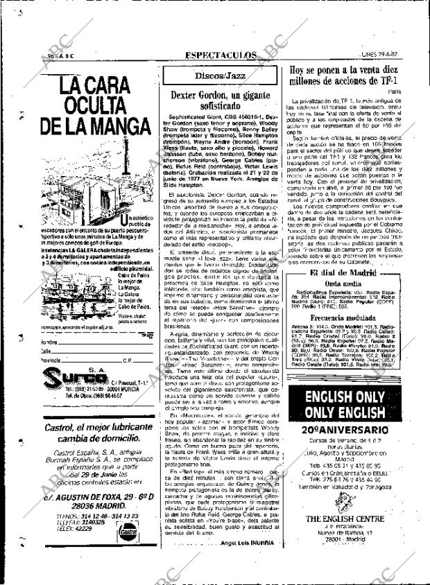 ABC MADRID 29-06-1987 página 96