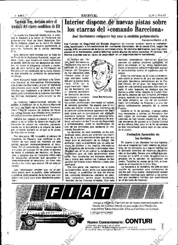 ABC SEVILLA 29-06-1987 página 16