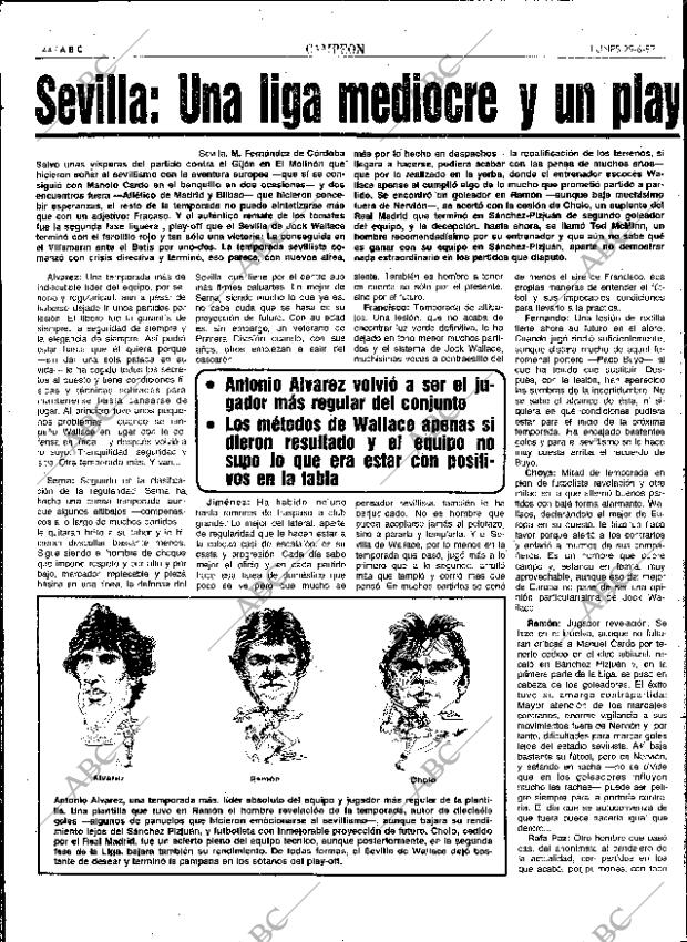 ABC SEVILLA 29-06-1987 página 44
