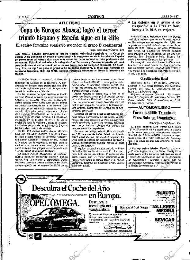 ABC SEVILLA 29-06-1987 página 48