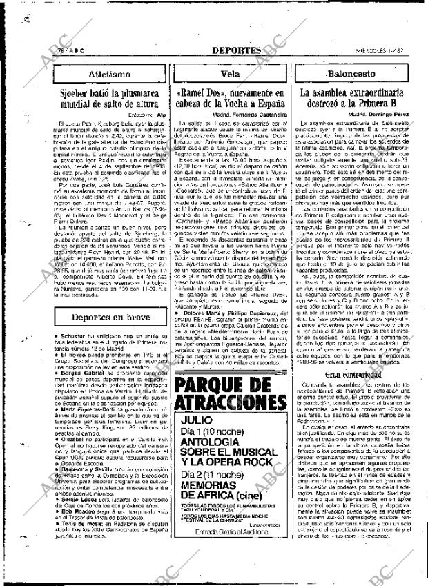 ABC MADRID 01-07-1987 página 78