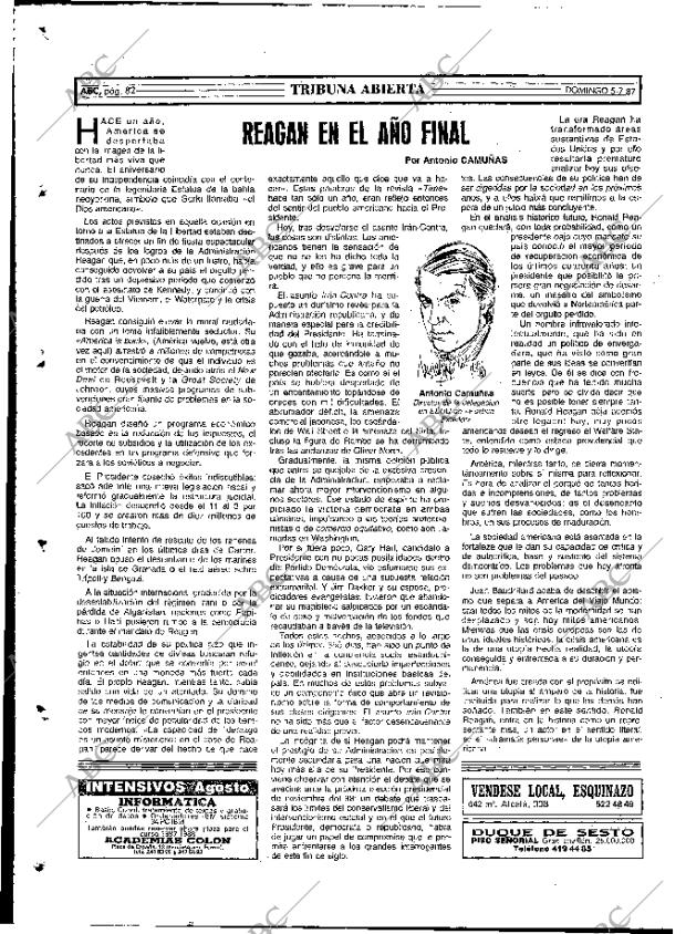 ABC MADRID 05-07-1987 página 82