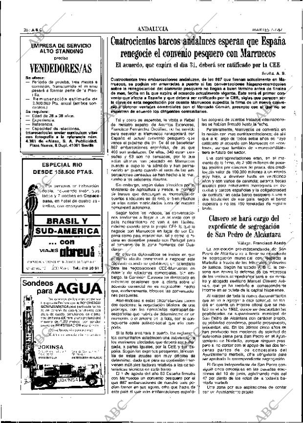 ABC SEVILLA 07-07-1987 página 26