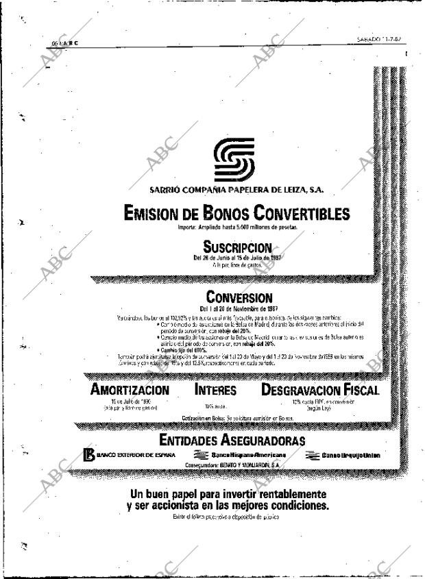 ABC MADRID 11-07-1987 página 66