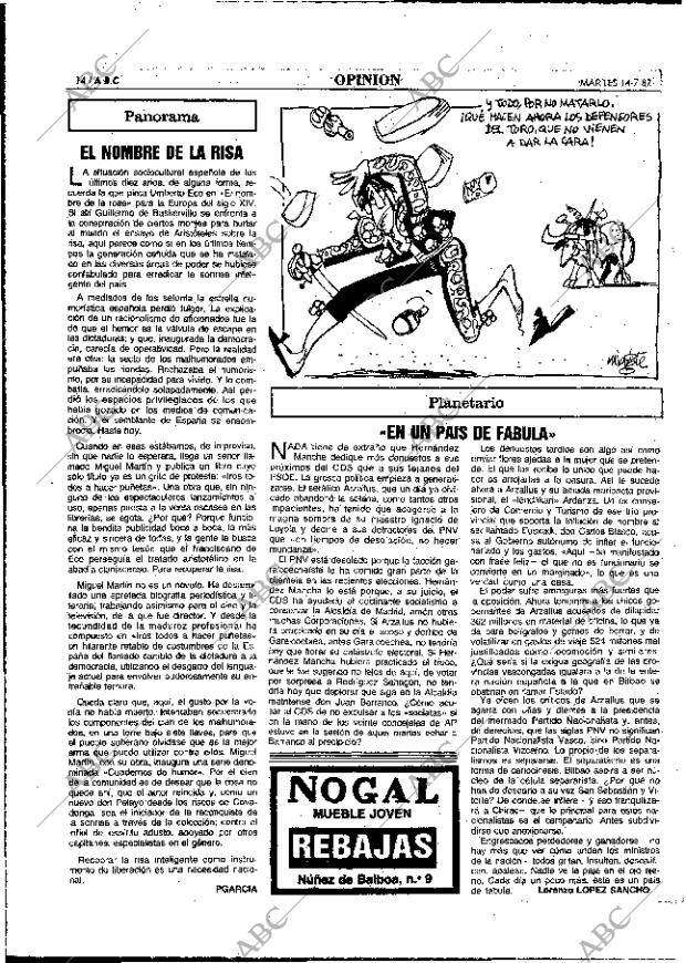 ABC MADRID 14-07-1987 página 14