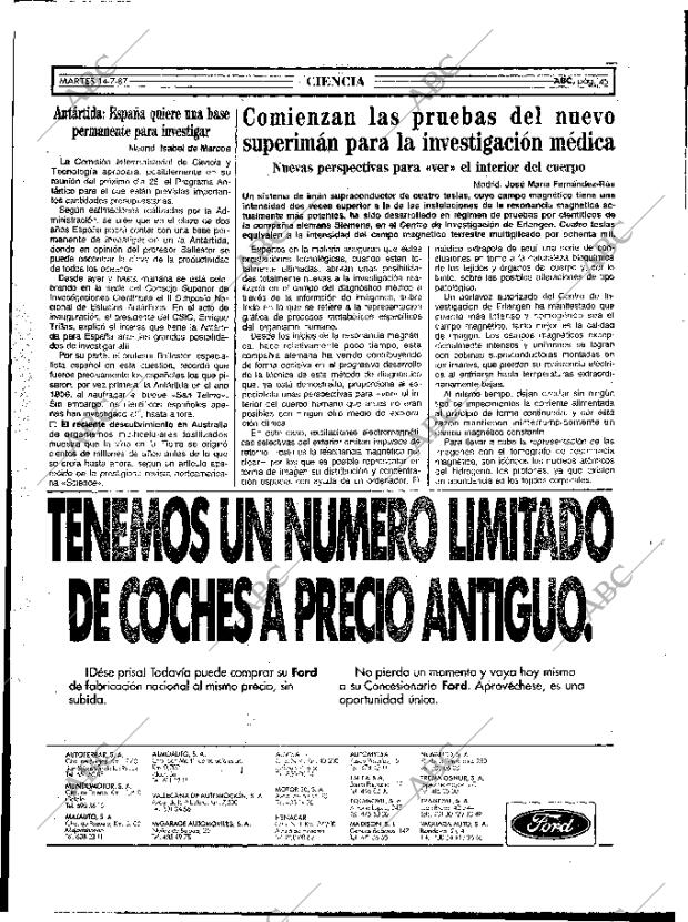 ABC MADRID 14-07-1987 página 45