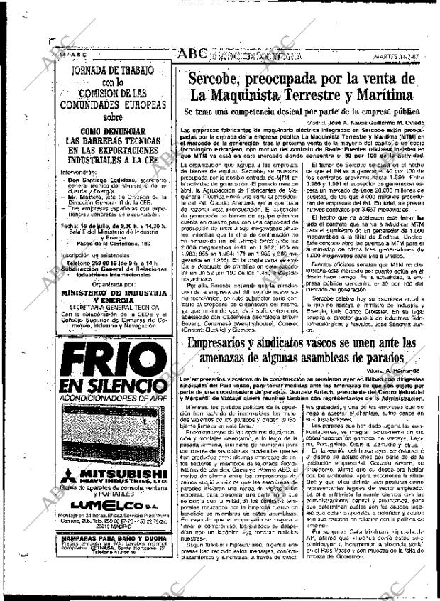 ABC MADRID 14-07-1987 página 64