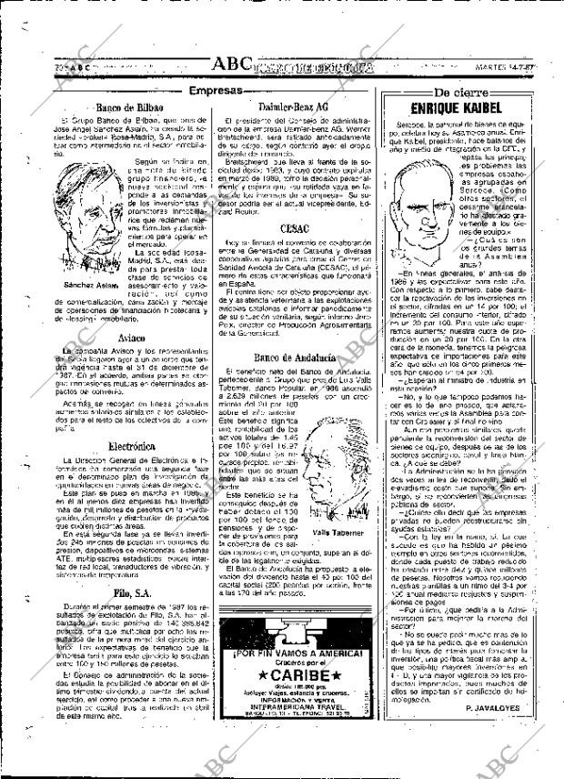 ABC MADRID 14-07-1987 página 70