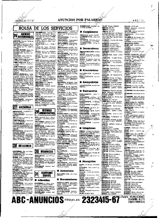 ABC MADRID 15-07-1987 página 101