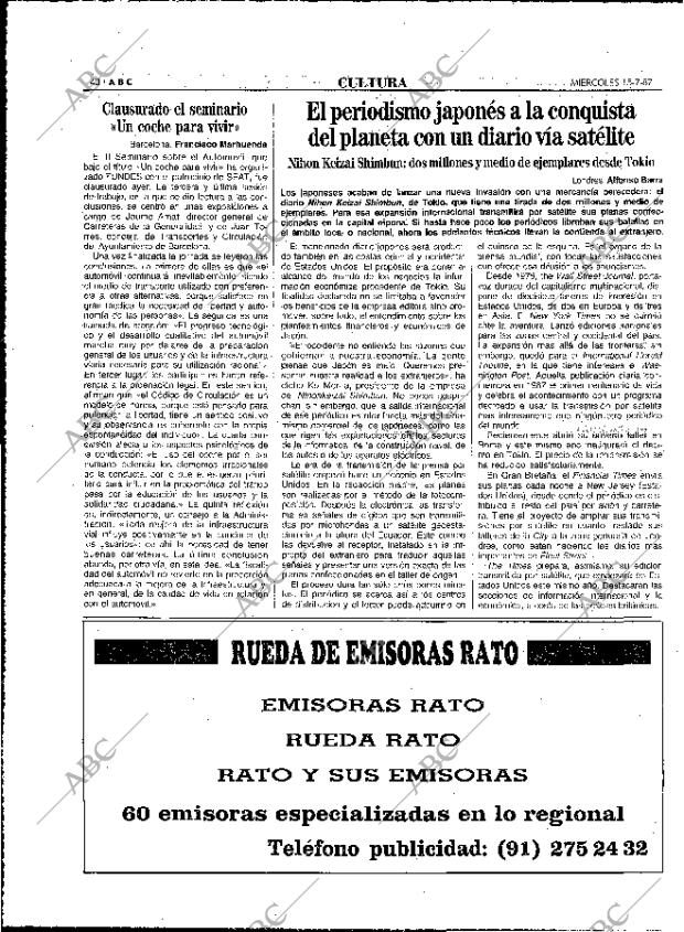 ABC MADRID 15-07-1987 página 40