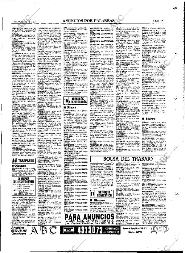 ABC MADRID 15-07-1987 página 99