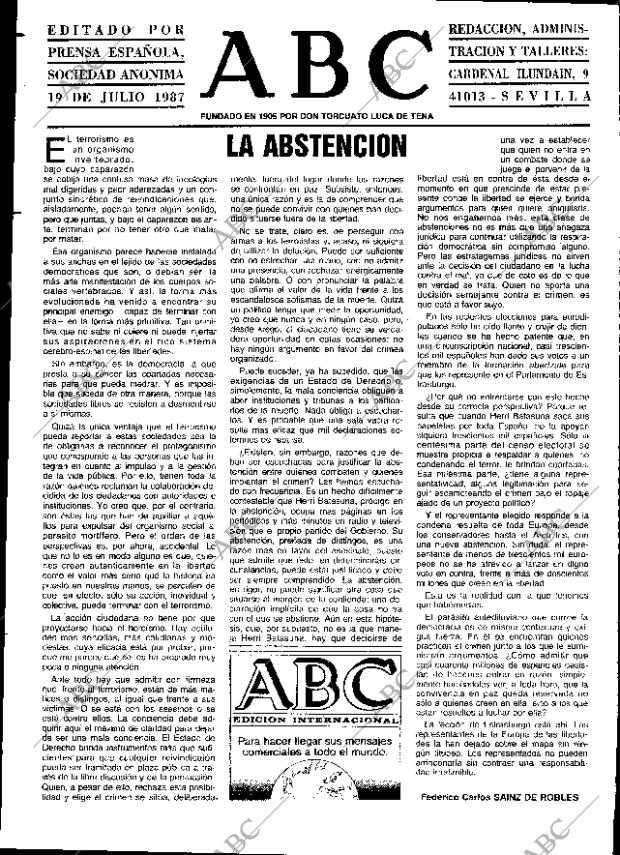 ABC SEVILLA 19-07-1987 página 3