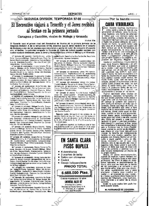 ABC SEVILLA 19-07-1987 página 71