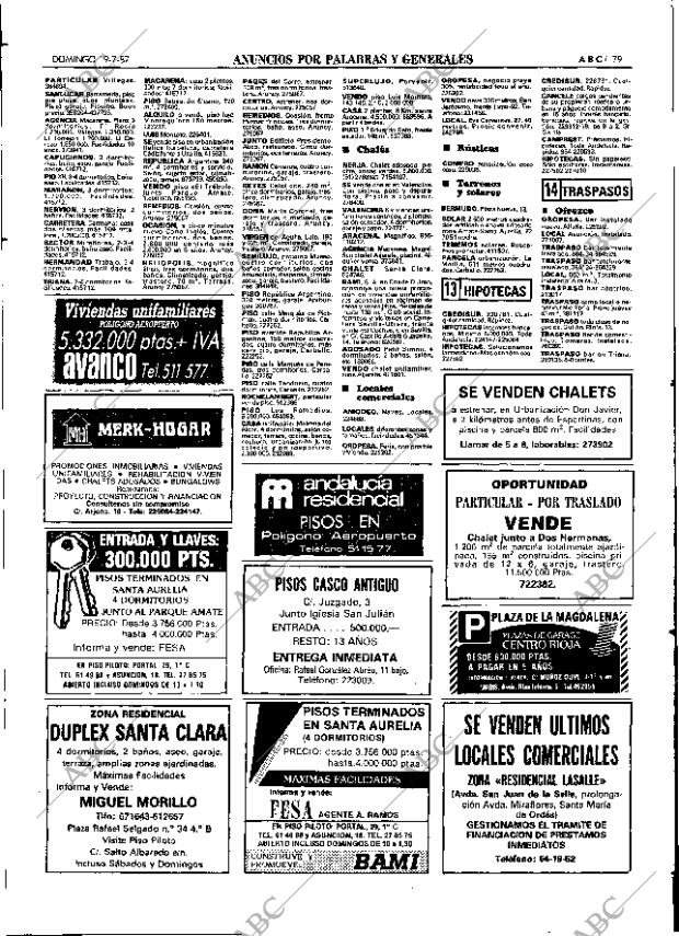 ABC SEVILLA 19-07-1987 página 79
