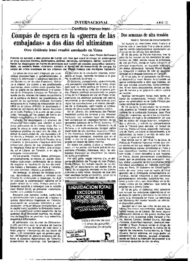 ABC MADRID 20-07-1987 página 23