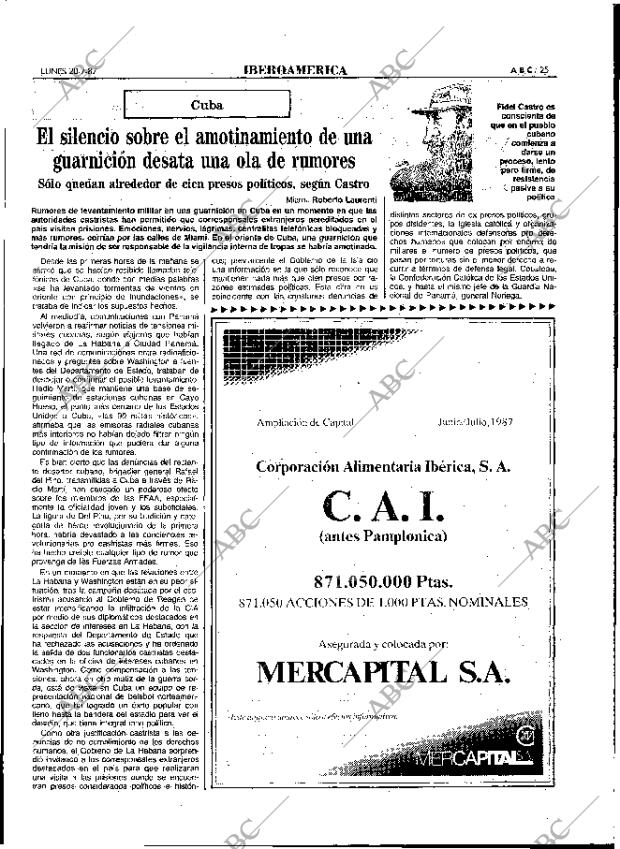 ABC MADRID 20-07-1987 página 25