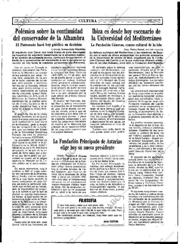 ABC MADRID 20-07-1987 página 29